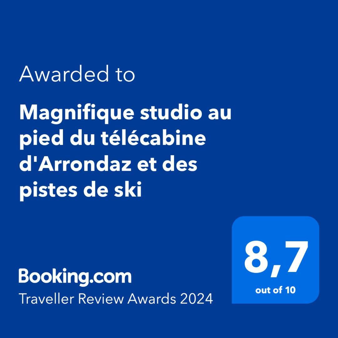 Magnifique Studio Au Pied Du Telecabine D'Arrondaz Et Des Pistes De Ski Modane Exterior photo